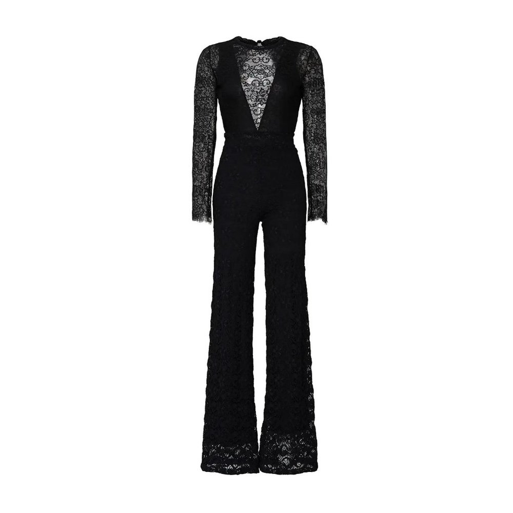 Nightcap Clothing Serata Jumpsuit Lace Black Size L - Picture 10 of 10